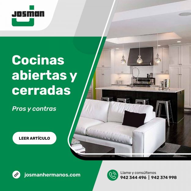 COCINAS ABIERTAS Y CERRADAS PROS Y CONTRAS